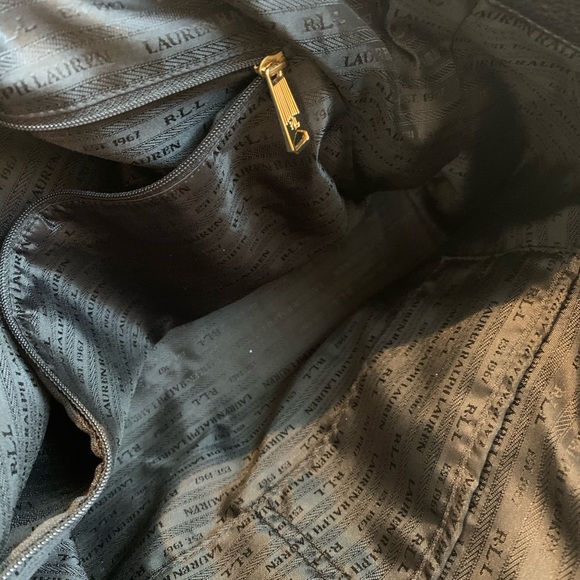 Vintage Lauren R. L. leather Tote - Picture 4 of 8